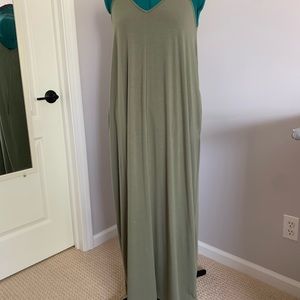 Green Zenana maxi sundress